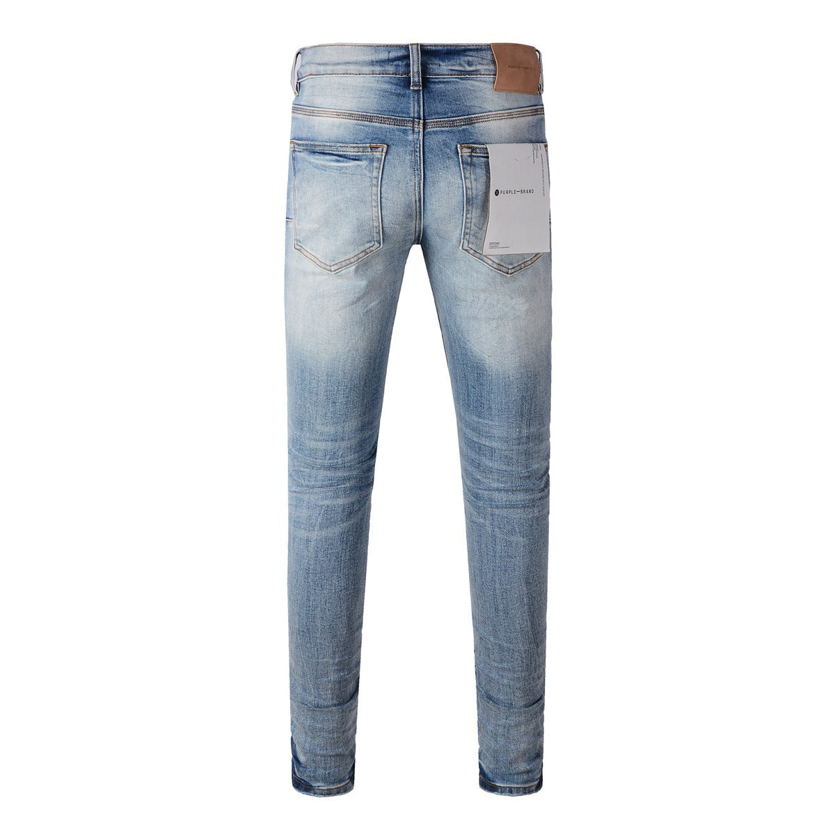 Men's American High Street Blue Patch Jeans