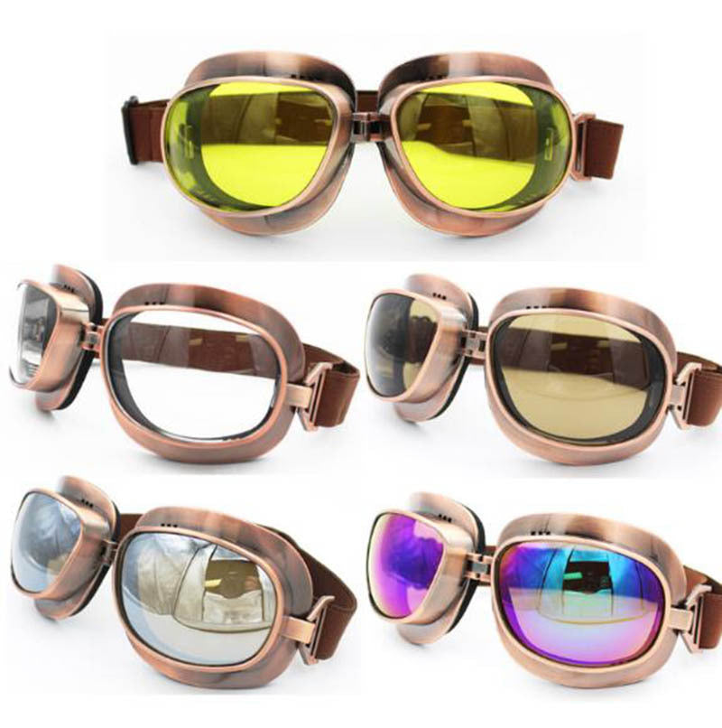 Vintage Goggles Classic Motorcycle Safety Glasses