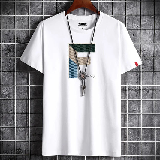 2021 Newest T Shirt for Men Clothing Fitness White O Neck Anime Man T-shirt For Male Oversized S-6XL New Men T-shirts Goth Punk