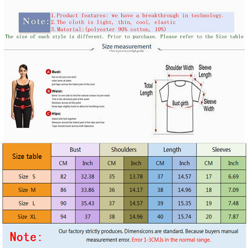 Women's Short-sleeved Crew Neck Casual Letter Printed T-shirt Suit